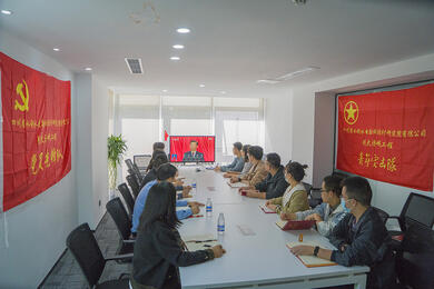 設(shè)計(jì)公司引大濟(jì)岷黨員先鋒隊(duì)、青年突擊隊(duì)集中收看
